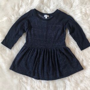 VGUC 2T Splendid Heathered Navy Raglan Style Dress